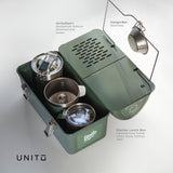 Unito Aluminium Stan Tray 鋁製桌板 (Hammertone Green - Stanley午餐盒專用)