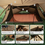 OneTigris Platoon Bushcraft Shelter 二人天幕帳篷