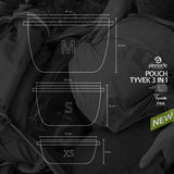 Pinnacle Pouch Tyvek 3 in 1 收納袋