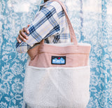 KAVU Tote it All 羊毛拼燈芯絨帆布包