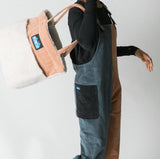 KAVU Tote it All 羊毛拼燈芯絨帆布包