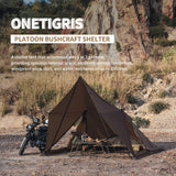 OneTigris Platoon Bushcraft Shelter 二人天幕帳篷