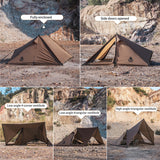 OneTigris Platoon Bushcraft Shelter 二人天幕帳篷