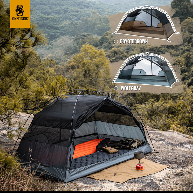 onetigris foldable tent camping cot OneTigris Cosmitto Backpacking Self-supporting Outdoor Tent – 3Jack Store 山積露營小店