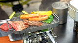 Gaobabu B6 Multi Grill Plate (stacking with mess tin) 多功能防黏燒烤盤