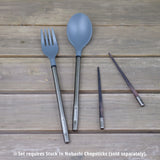 Montbell Spoon & Fork Set For Stuck in Nobashi Chopsticks