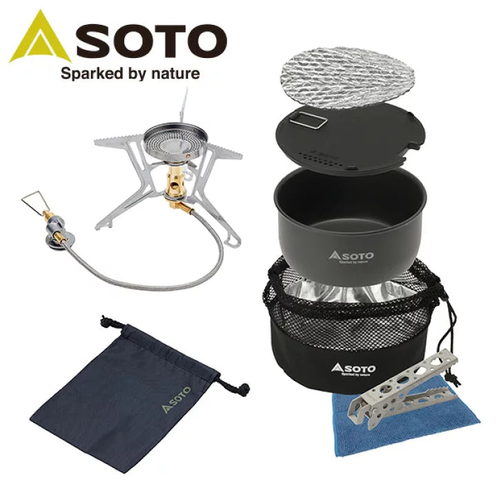 SOTO Limited Edition SOD-331S Fusion Trek Set Stove with Navigator
