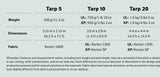 Hilleberg Tarp 20 UL 輕量抗撕裂天幕