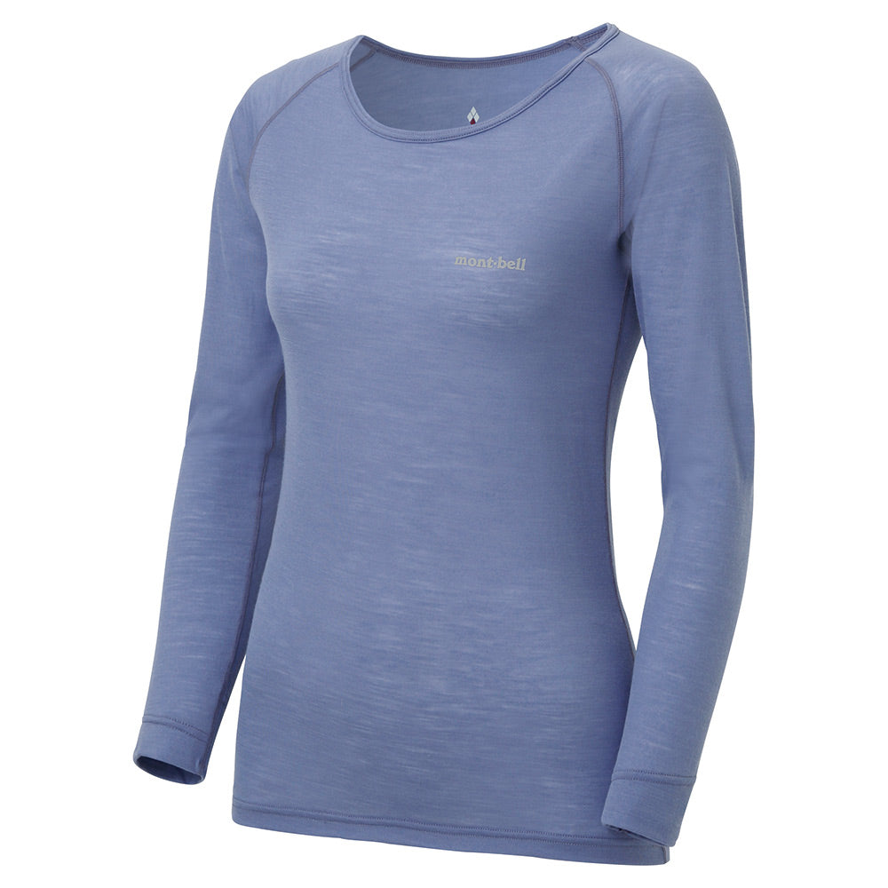 Montbell Super Merino Wool Base Layer Women's Lightweight Crewneck Swe