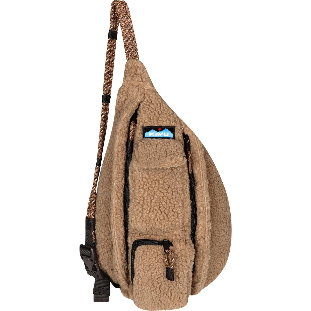 Kavu Rope Bag Khaki KAVU Mini Rope Fleece Wool Mini Rope Bag