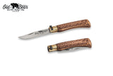 Antonini Old Bear® Collection Wood Carved Pocket Knife 手雕胡桃木摺刀
