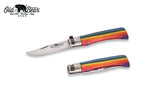 Antonini Old Bear® Rainbow Pocket Knife 彩虹木柄摺刀
