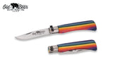 Antonini Old Bear® Rainbow Pocket Knife 彩虹木柄摺刀