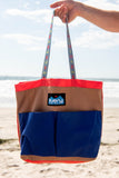Kavu Twin Falls Tote 拼色帆布包