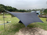 Waterproof and anti-UV ultra-lightweight 3m silver bottom canopy