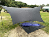 Waterproof and anti-UV ultra-lightweight 3m silver bottom canopy