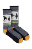 KAVU Moonwalk Socks 圖騰保暖高筒羊毛襪