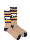 KAVU Moonwalk Socks 圖騰保暖高筒羊毛襪