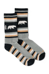 KAVU Moonwalk Socks 圖騰保暖高筒羊毛襪
