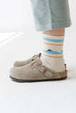 KAVU The Robot Socks 提花緩震足弓支撐短筒襪