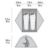 MSR Elixir™ 2 Tent (Footprint Included) 二人自立營 連營底蓆 2025新版本