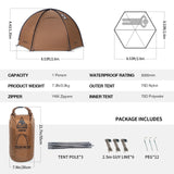 OneTigris COCO NEST Solo Hot Tent 戶外半球體帳篷