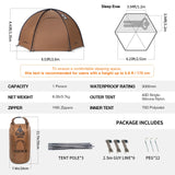 OneTigris COCO NEST Solo Hot Tent 戶外半球體帳篷