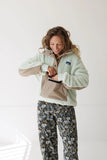 KAVU Moon Ridge Sherpa Fleece 女款半按扣雙面羊羔絨連帽保暖上衣