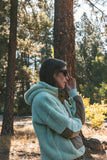 KAVU Moon Ridge Sherpa Fleece 女款半按扣雙面羊羔絨連帽保暖上衣