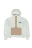 KAVU Moon Ridge Sherpa Fleece 女款半按扣雙面羊羔絨連帽保暖上衣