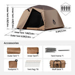 OneTigris Jovian Camping Tent 四人蒙古營