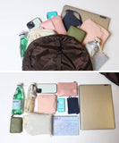 日本coca 輕量型可收納後背包 | 縱向拉鍊設計．防水防污．出國旅遊必備