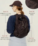 日本coca 輕量型可收納後背包 | 縱向拉鍊設計．防水防污．出國旅遊必備