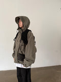 Camplog Studio CPLST 多口袋機能短版連帽連帽外套