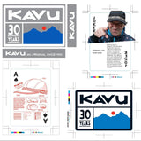 KAVU 30週年紀念撲克牌 連貼紙