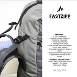 Monte Equipment Fast Zip 37L 輕量登山背包