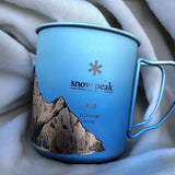 Snow Peak Titanium Single Wall 450ml Cup 雪山雕刻 單層鈦露營杯