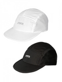 rnrn AIR FLOW CAP 專業透氣運動網帽 (黑/白) | 44g極致輕量・柔軟可摺疊帽簷・越野跑行山必備