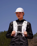 rnrn AIR FLOW CAP 專業透氣運動網帽 (黑/白) | 44g極致輕量・柔軟可摺疊帽簷・越野跑行山必備