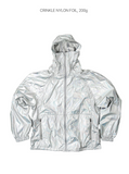 rnrn Rooftop Runner 專業輕量防風外套 (前衛銀 Silver) | 200g超輕幻彩・內建高領面罩・越野跑/夜跑必備