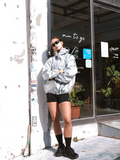 rnrn Rooftop Runner 專業輕量防風外套 (前衛銀 Silver) | 200g超輕幻彩・內建高領面罩・越野跑/夜跑必備