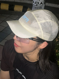 rnrn 專業輕量透氣運動網帽 (大LOGO款) | 5.5cm短帽簷設計・雷射透氣孔・越野跑行山必備