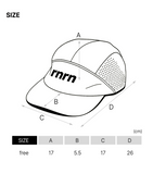 rnrn 專業輕量透氣運動網帽 (大LOGO款) | 5.5cm短帽簷設計・雷射透氣孔・越野跑行山必備