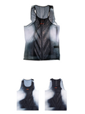 rnrn RACE GRAPHIC SINGLET (3 color) 專業競速機能背心 | 42g零下墜無縫防刮跑衫