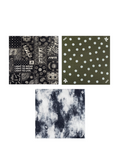 rnrn GRAPHICS BANDANA 萬用圖騰純棉方巾 | 韓國製造透氣吸汗頭巾