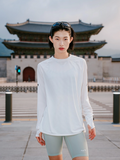 rnrn LONG SLEEVE 001 長袖跑步Tee | 160g極輕氣孔 手錶開孔鏈式縫線