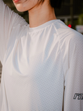 rnrn LONG SLEEVE 001 長袖跑步Tee | 160g極輕氣孔 手錶開孔鏈式縫線