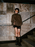 rnrn CLUB SOCKS 跑步中筒襪 | 復古人字紋 腳背透氣網眼 腳踝加壓