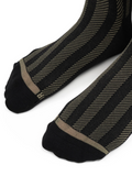 rnrn CLUB SOCKS 跑步中筒襪 | 復古人字紋 腳背透氣網眼 腳踝加壓