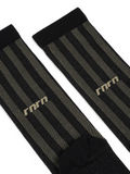 rnrn CLUB SOCKS 跑步中筒襪 | 復古人字紋 腳背透氣網眼 腳踝加壓